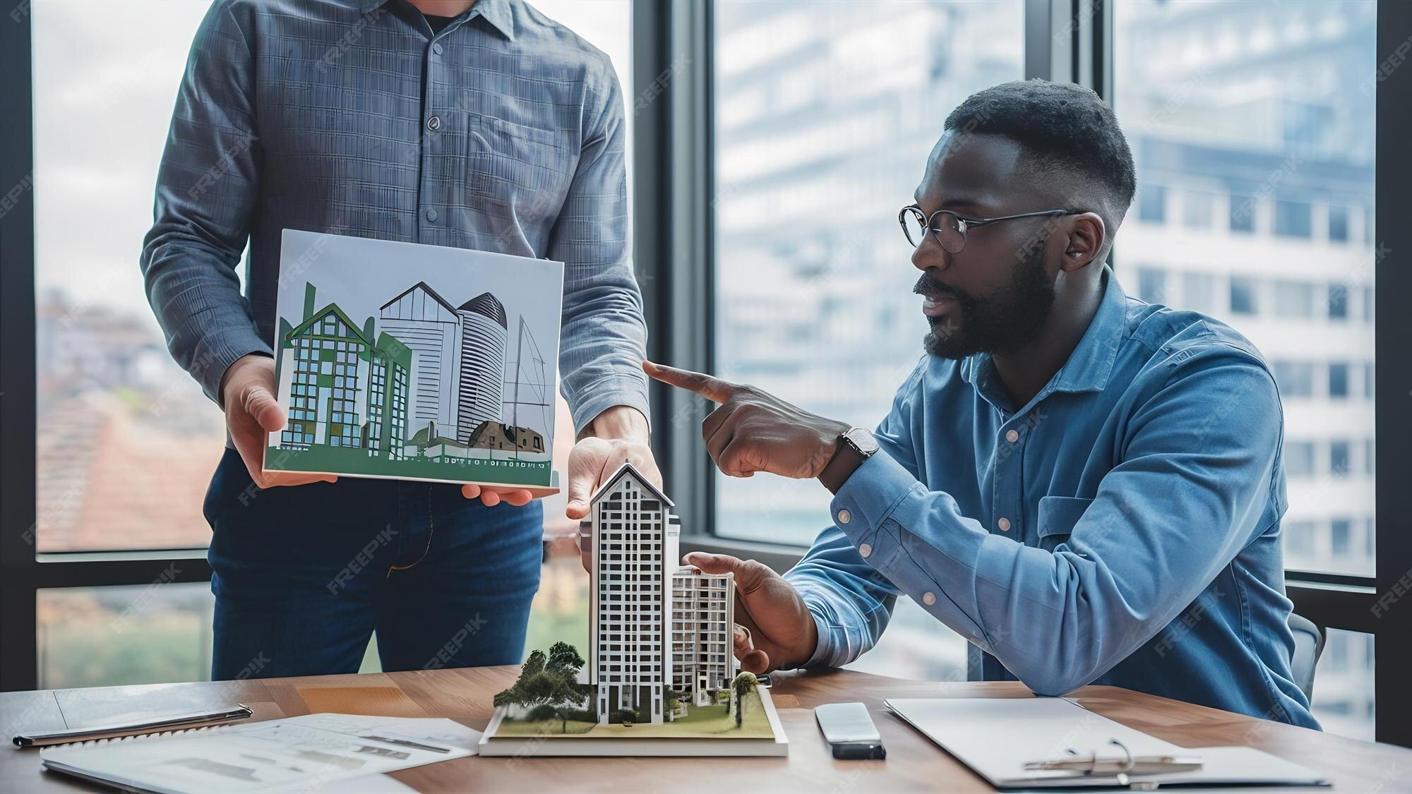 Developed land with modern infrastructure