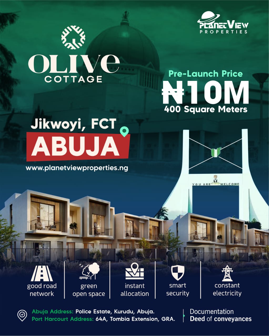 Olive Cottage Jikwoyi Abuja